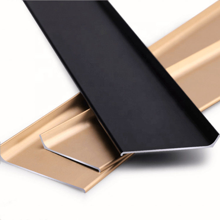 Accessori uniti delle battiscope di bordatura del pavimento del dito di alluminio decorativo del bordo
