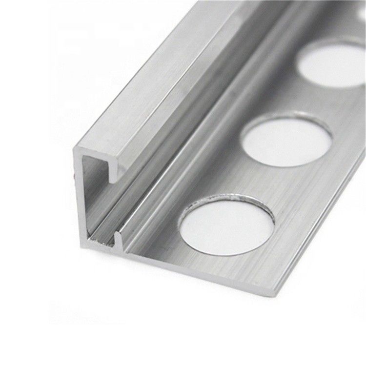 Disposizione di alluminio libera della piastrella di ceramica dell'OEM Logo Customized Tile Corner Trim del campione