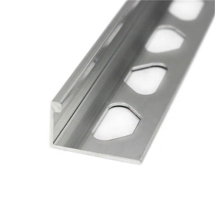 Disposizione di alluminio libera della piastrella di ceramica dell'OEM Logo Customized Tile Corner Trim del campione