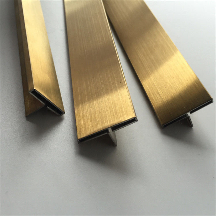 Disposizione di alluminio d'argento 8mm delle mattonelle dell'oro di acciaio inossidabile di T 10mm