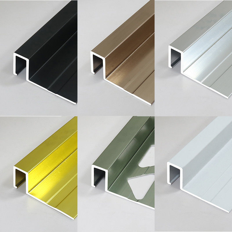bordare di alluminio di 5mm per la linea d'angolo esterna disposizione della piastrella di ceramica delle mattonelle