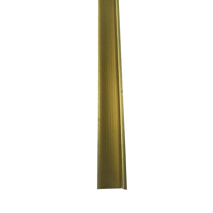 Il profilo dell'estrusione ha spazzolato la forma d'ottone di transizione U della parete della disposizione 12mm delle mattonelle