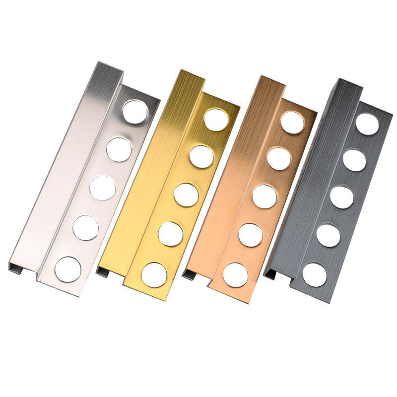 Disposizione di alluminio d'angolo ceramica 2.7m delle mattonelle del quadrante di acciaio inossidabile di Manica di T