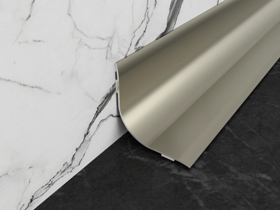 Profilo di alluminio della decorazione domestica che fiancheggia linea accessori delle mattonelle