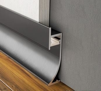 Profilo di alluminio della decorazione domestica che fiancheggia linea accessori delle mattonelle
